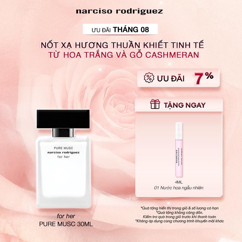 Nước Hoa nữ Narciso Rodriguez Pure Musc For Her Eau De Parfum 30ml