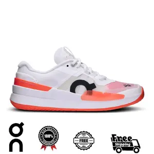 On Cloud The Roger pro 2 White Orange Sepatu Tenis/Padel Sneakers Unisex