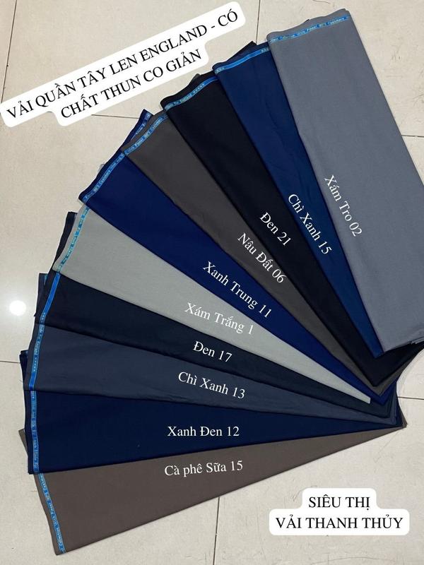  VẢI QUẦN TÂY NAM CASHMERE WOOL & SILK | MỊN | MỀM | CO GIÃN TỐT | ĐỘ RŨ ĐẸP | SANG TRỌNG 