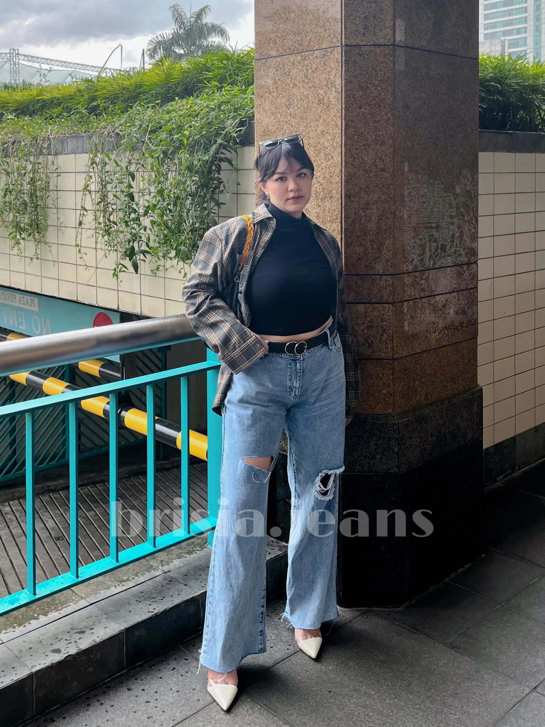 DAMI Ripped Boyfriend Jeans - JUMBO SIZE / BIGSIZE