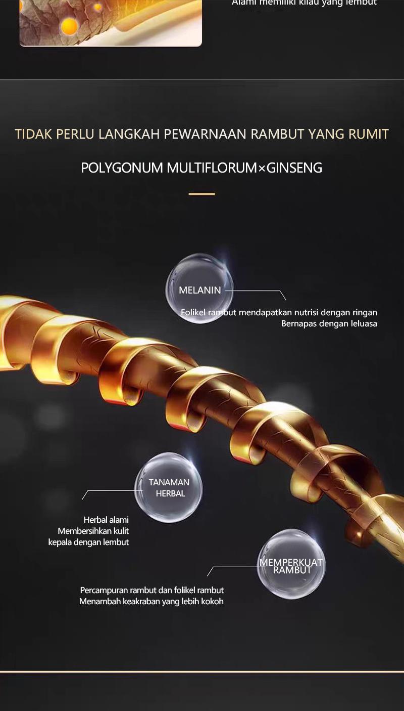 【FIFTH LOVE Produk Laris Manis】Sampo Anti-Rambut Rontok Ginseng dan Polygonum Multiflorum