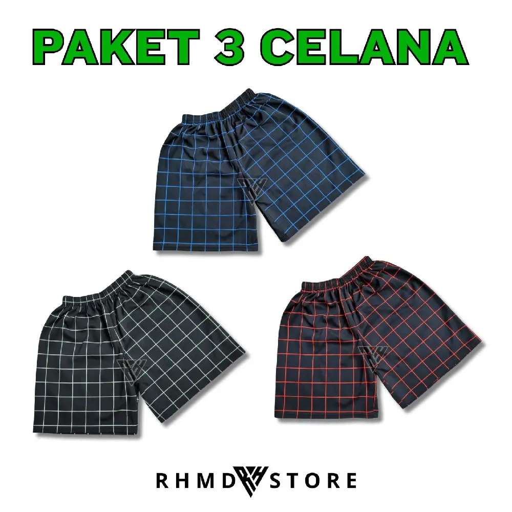 3 Celana Tartan