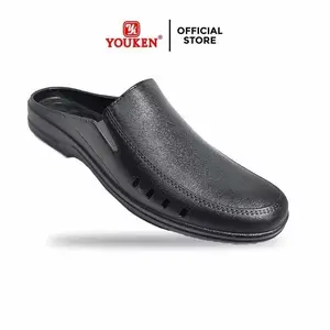 Youken 147 sepatu selop pria bahan full karet