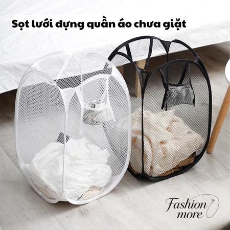 Sọt Lưới Đựng Quần Áo Cỡ Lớn JYoohome Giỏ Đựng Đồ Giặt, Đồ Đùng Tiện Ích Gấp…