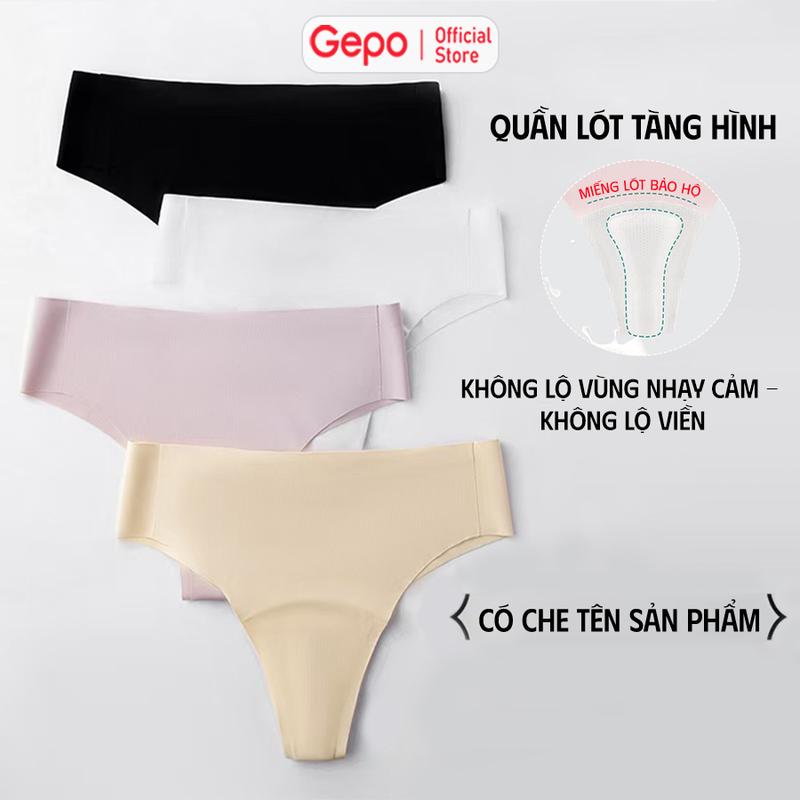 GEPO Quần Lót Tàng Hình Chống Lộ Dành Cho Nữ Phù Hợp Mặc Quần Ôm Body,Legging,…