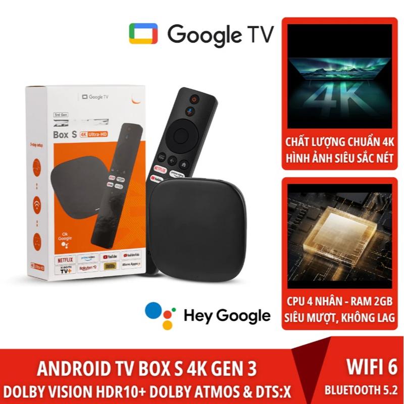 Android Tivi Box Mibox S Global Quốc Tế ( Gen3) MDZ - 32 - AA - Mibox S Gen 3 - Bảo hành 12 tháng