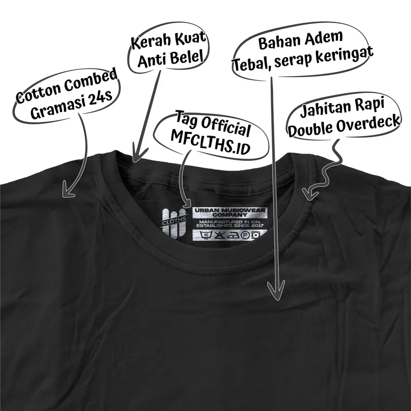 T-Shirt Merchandise SERINGAI V.2 | Official Bootleg Kaos Sablon Distro Combed Digital 2