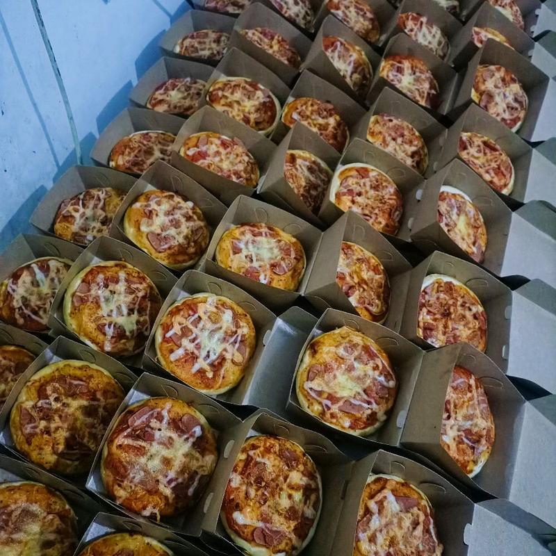 PAV base D.12 dough baby pizza mini bite pizza fresh homemade halal sehat nikmat sncak time anak 6