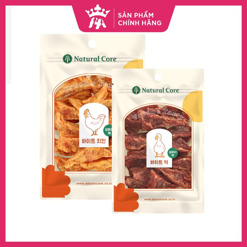 [Quà tặng không bán] Thịt Gà Vịt quay cho chó Natural Core 70g bổ sung năng lượng tức thì hỗ trợ tăng cường sức khỏe cơ bắp và xương khớp đào thải độc tố [Date tháng 5/2025] 0