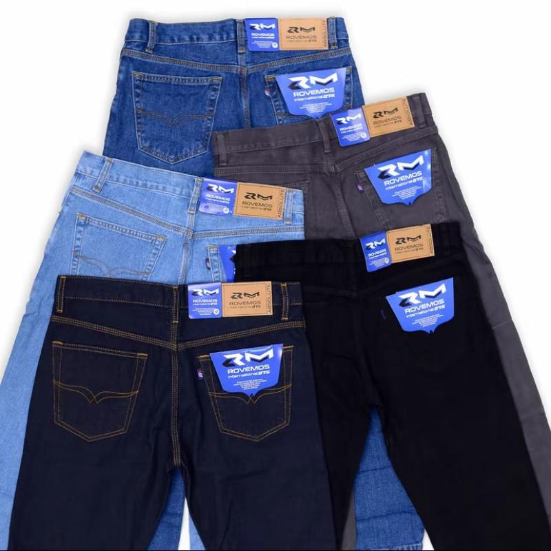 Product Introduction of Celana Jeans Jumbo Big Size Panjang Pria ROVEMOS Original Model Standar Reguler Size 39 sampai 44 29