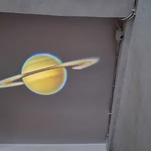 6Disk Lampu Proyektor Planet LED USB Lampu Tidur Galaxy Langit Berbintang Bisa Ganti Pola Dekorasi Kamar