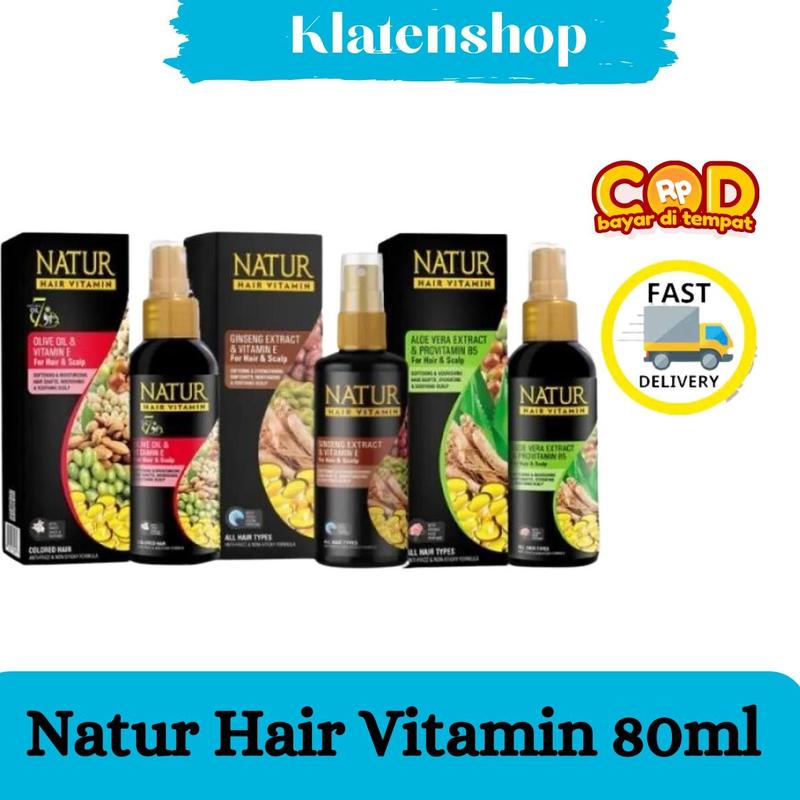 Natur Hair Vitamin 80ml- Nutrisi Rambut 0