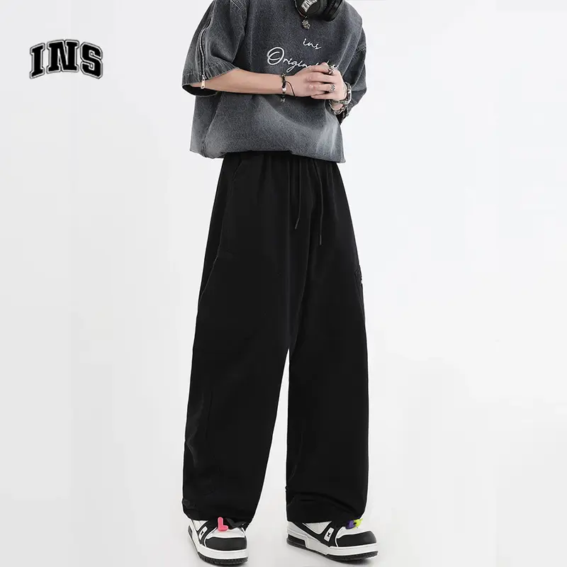 Celana cargo panjang celana cargo panjang pria oversize Celana panjang pria cargo pria Celana cargo pria panjang Celana pinggang karet pria Celana kargo pria Celana Kasual gaya cargo korean style Celana baggy nyaman celana cargo panjang 6