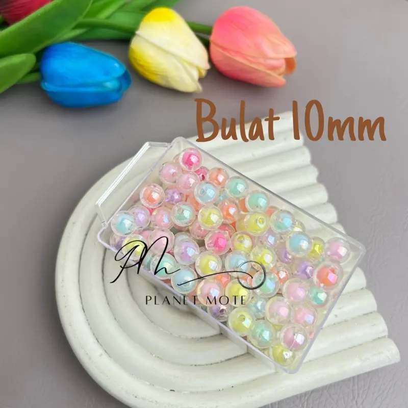 Manik Mote Akrilik Moza Rainbow (15gr) 2