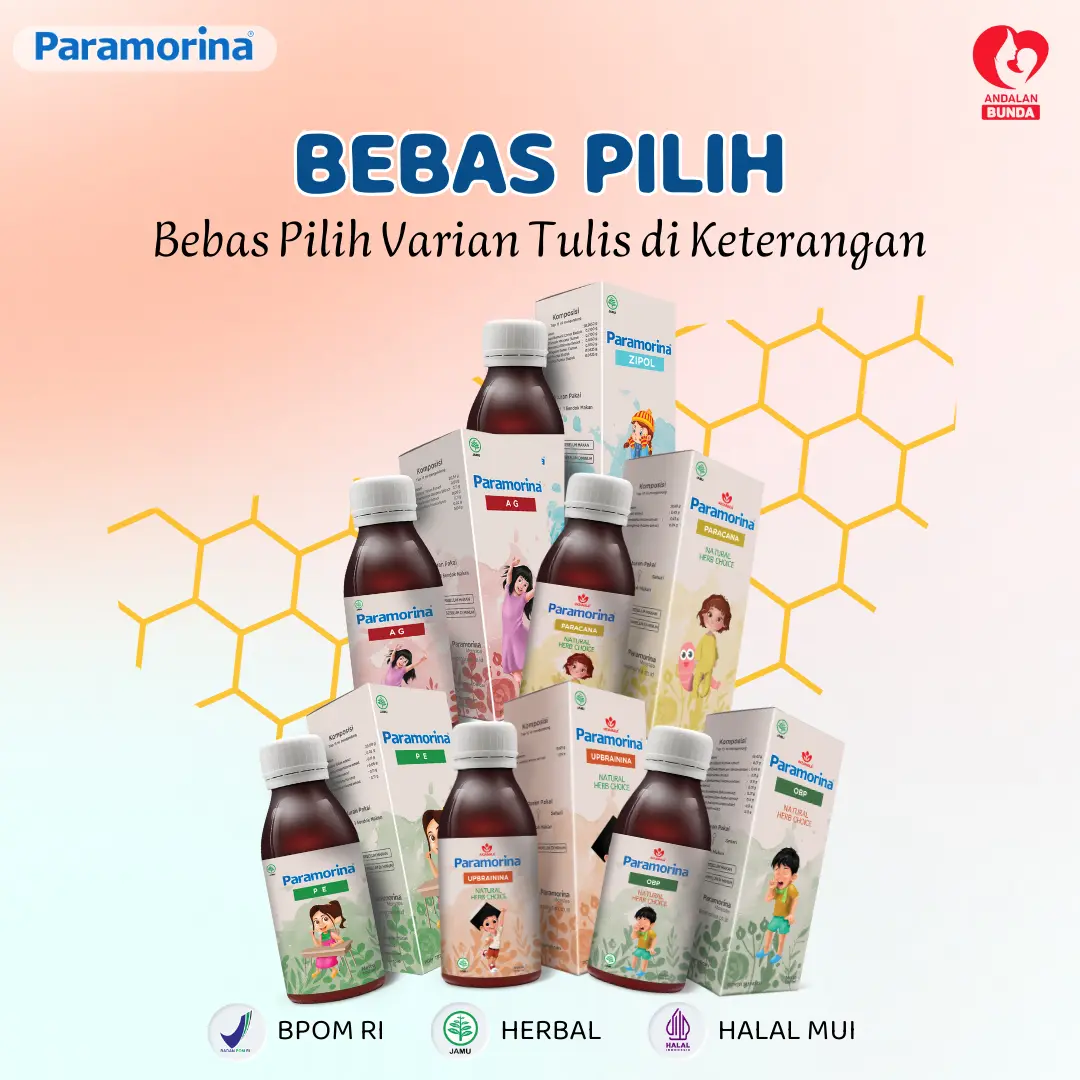 Paramorina Varian Botol/Madu Bebas Pilih untuk 1 tahun keatas | Vitamin untuk anak mulai usia 1 tahun keatas