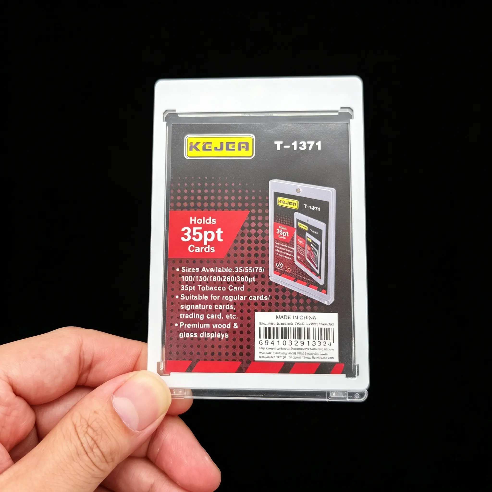 Versi Tebal  UV MAGNETIC CARD HOLDER CASE TCG CCG 35PT KARTU POKEMON YUGIOH MTG OP DIGIMON BASKET STAND PHOTOCARD