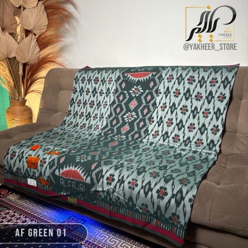 Sarung Goyor ATBM Merk Al Fajri , Jahitan tengah Free Tote bag Bahan Rayon viscose 100% Original 2