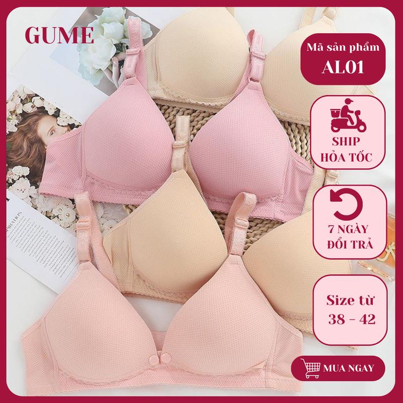 Combo 3 Áo lót bầu và cho con bú có cúc mở tiện lợi - loại thông hơi đủ size dành cho mẹ bâu và sau sinh AL01