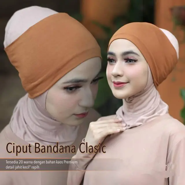 Bandana kaos polos basic / ciput kaos rayon polos TAKI