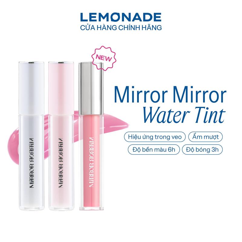 KOL Son tint bóng không dính siêu lỳ Lemonade Mirror Mirror Water Tint 4g