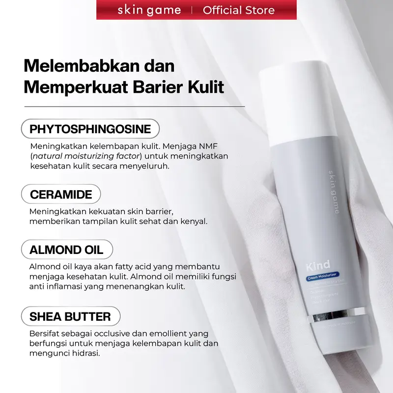Skin Game Kind Cream Moisturizer - Pelembab Wajah (Skin Barrier) 1