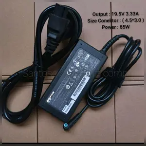 Adaptor Charger Laptop HP Elitebook 840-G3 840-G4 850-G5 726-G3 755-G3 Baru Input 100-240V Output 19.5V 3.33A Conector Blue Pin Power 65W