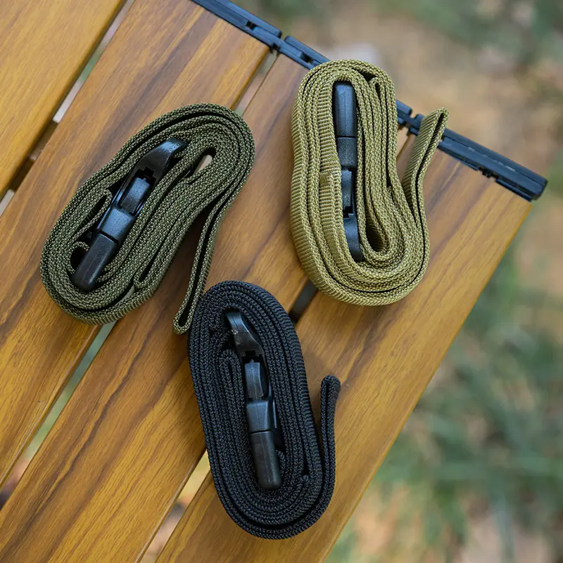 Outdoor Cargo Tied Buckle Tighten Belt Strap Luggage Lash Belt Strap Sleeping Bag Mattress Cargo Tent Tied