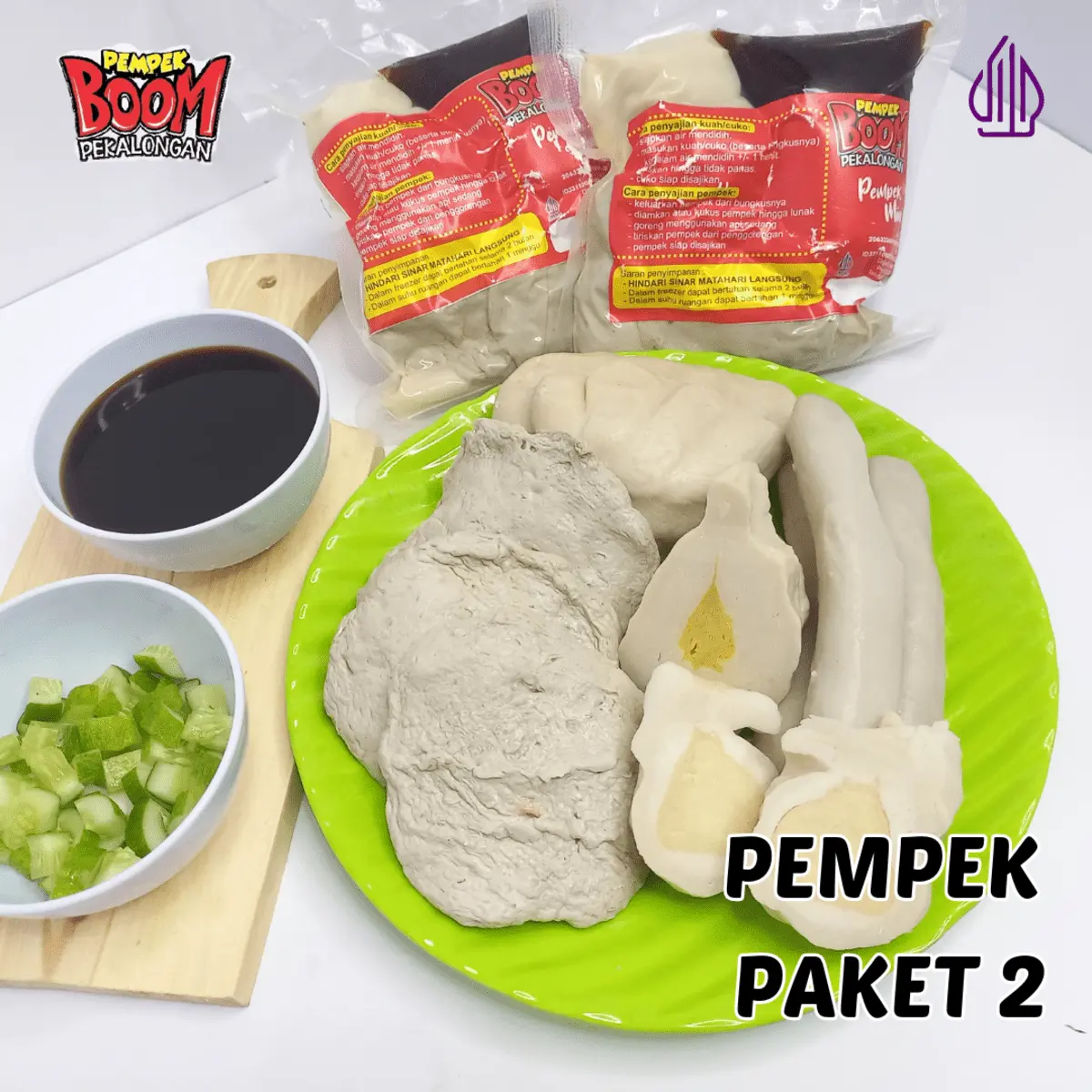 Paket 2 Isi 2 Kemasan Pempek Mini 3 Varian Frozen Food