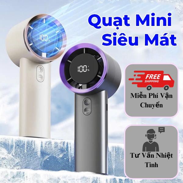 [Loại 1] Quạt Cầm Tay Siêu Mát, Nhỏ Gọn Mang Đi Mọi Nơi