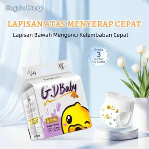 Gaga's Diary  newborn bayi popok promo hari ini  murah  official store  diapers pants 1 lusin Popok Bayi Anti Ruam Haem Free Absorpsi Besar Tahan Lama