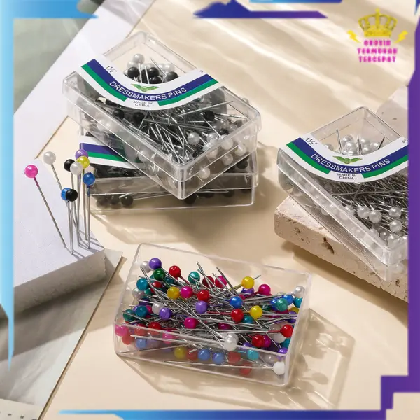 GTT Jarum Pentul Kemasan Box Warna Warni Bahan Stainless Serbaguna