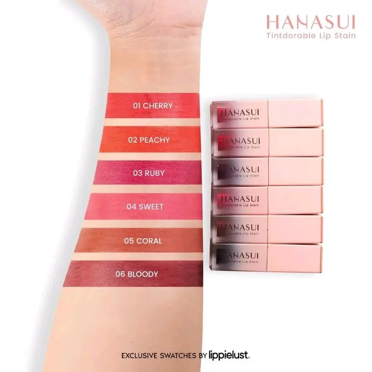 HANASUI TINTDORABLE LIP STAIN LIP TINT LIPTIN 4