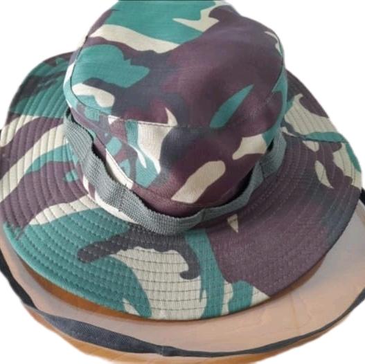 Topi TNI Model Rimba dengan Desain Keren - Shop | Tokopedia