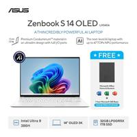 Gambar Asus Zenbook S14 OLED UX5406AA [Ultra 9 386H|RAM 32GB|SSD 1TB|TouchScreen|Win11|OHS24+365] dari megacom.id Kota Administrasi Jakarta Pusat 1 Tokopedia