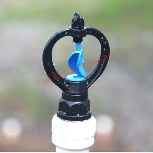 béc tưới cây phun mưa, béc thìa xoay 360 độ 2 ren kết nối 21,27mm nhưa chịu nắng mưa 5 năm FREE SHIP 7
