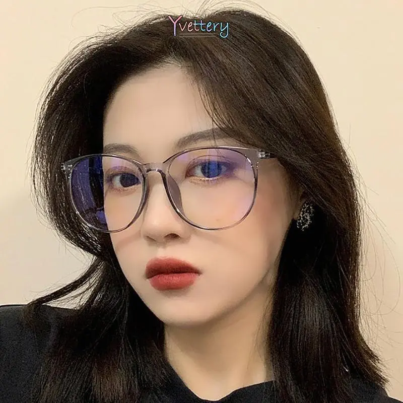 COD❤️ Kacamata Anti Radiasi Komputer Frame Plastik Gaya Retro Untuk Pria / Wanita-yy 4