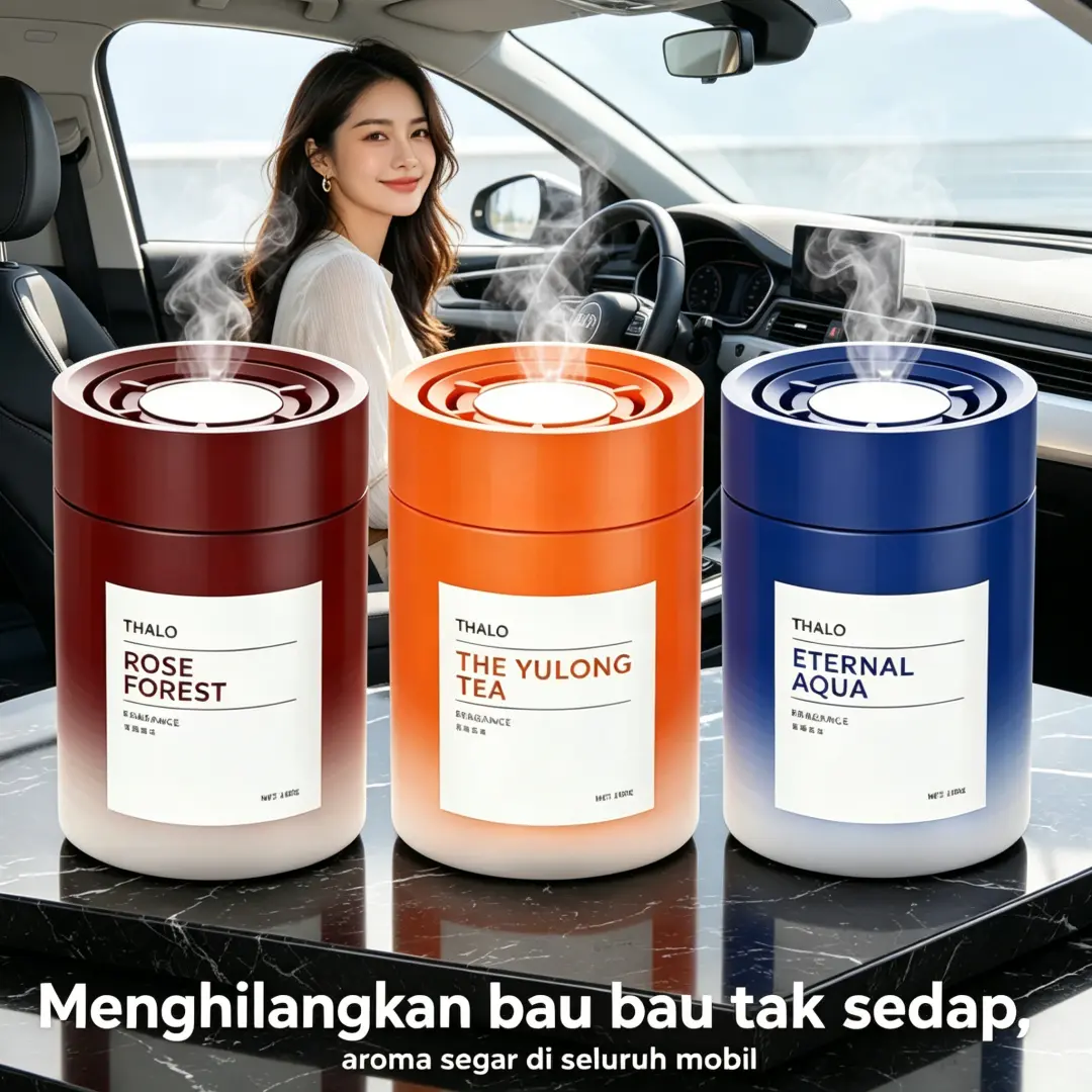 Car Fragrance Pewangi Gel Mobil Ekstrak Tumbuhan Alami, Tanpa Bahan Kimia Berbahaya, Aroma Herbal Segar Yang Bertahan Lama, Efektif Hapus Bau Tak Sedap Di Mobil, Aman Untuk Ibu Hamil Bayi, Desain Portabel Sesuai Cup Holder, pengharum estetik