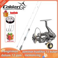 Gambar Pancing 1 set Fishing reel Spinning reel+PancingTetapkan Penawaran Memancing di laut reel mancingpancingan set lengkap - Spinning+LC1000, 1.5m/4.9ft dari garraetts Kota Administrasi Jakarta Barat 1 Tokopedia