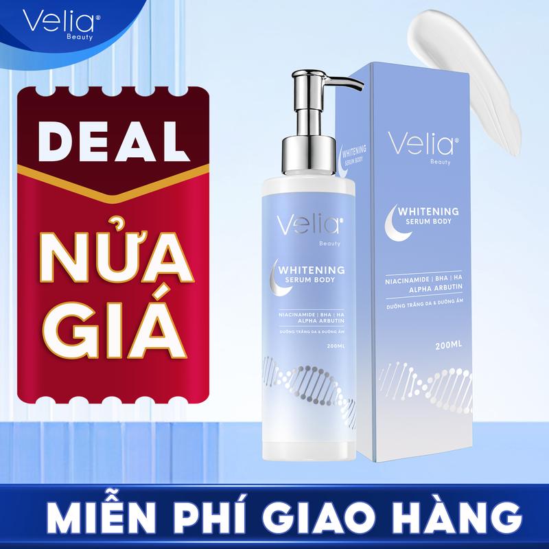 [ #06 DEAL NỬA GIÁ ] - Kem Dưỡng Trắng Da Toàn Thân Whitening Serum Body Velia Nữ