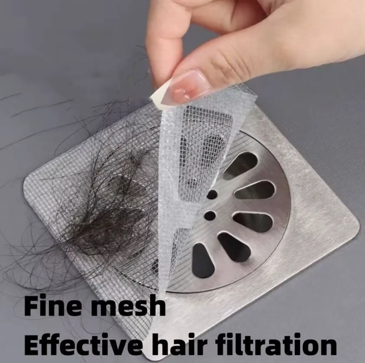 Disposable sewer filter floor drain stickers to prevent hair clogging bathroom sink insect repellent stickers