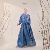 Gambar Shirin Zein - Gamis Muslim Dress Kondangan Daily Bahan Silk Premium Motif Eksklusif Series Toraja - Lavender Mist, S dari Shirin Zein Store Kab. Pati 5 Tokopedia
