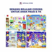 Gambar Buku Paket 3 Buku Coding Anak TK Paud / Senang Belajar CODING Untuk TK/PAUD Deep Learning (Usia 3+) Full Color / PUSTAKA TANAH AIR - PTA dari Pustaka Baru Press Kab. Bantul 1 Tokopedia