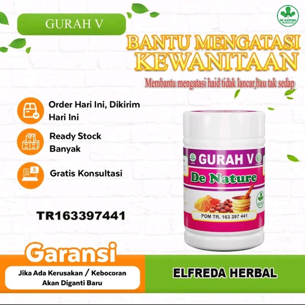 GURAH V untuk masalah kewanitaan keputihan Abnormal Bau tak sedap menghilangkan lendir
