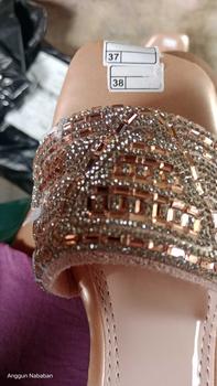 Product Review of GV 52 - Sandal heels wanita elegan hak lancip 5 cm model kokop variasi permata - MERLIN from A**n 0