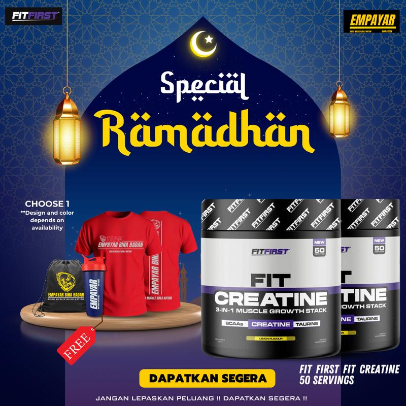 Combo Fit Creatine - Special Promo COMBO 2025 - TikTok Shop Malaysia