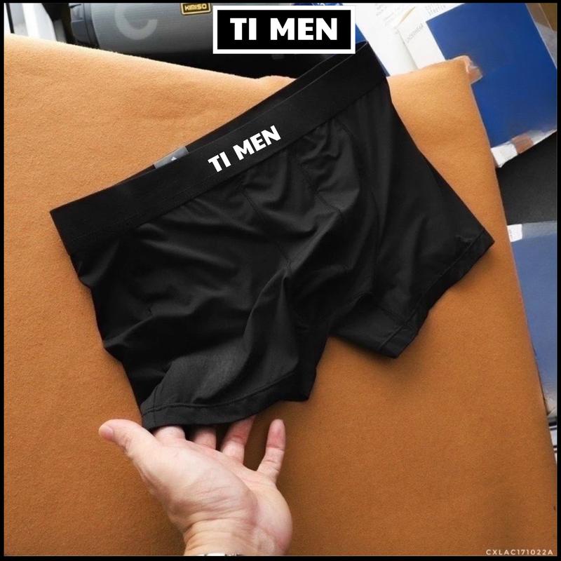 [Combo 3] Quần Lót Nam Sịp Đùi, Sịp Chéo Boxer Lụa Băng Dáng Trunk Khử Mùi Kháng Khuẩn quần  lót  đùi 5