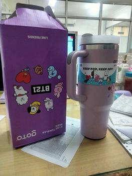 Product Review of Goto [COD] K-Joy X BT21 Tumbler Tahan Dingin Panas Botol Tempat Minum Aesthetic 1.2L from D**i S**a M**n 1