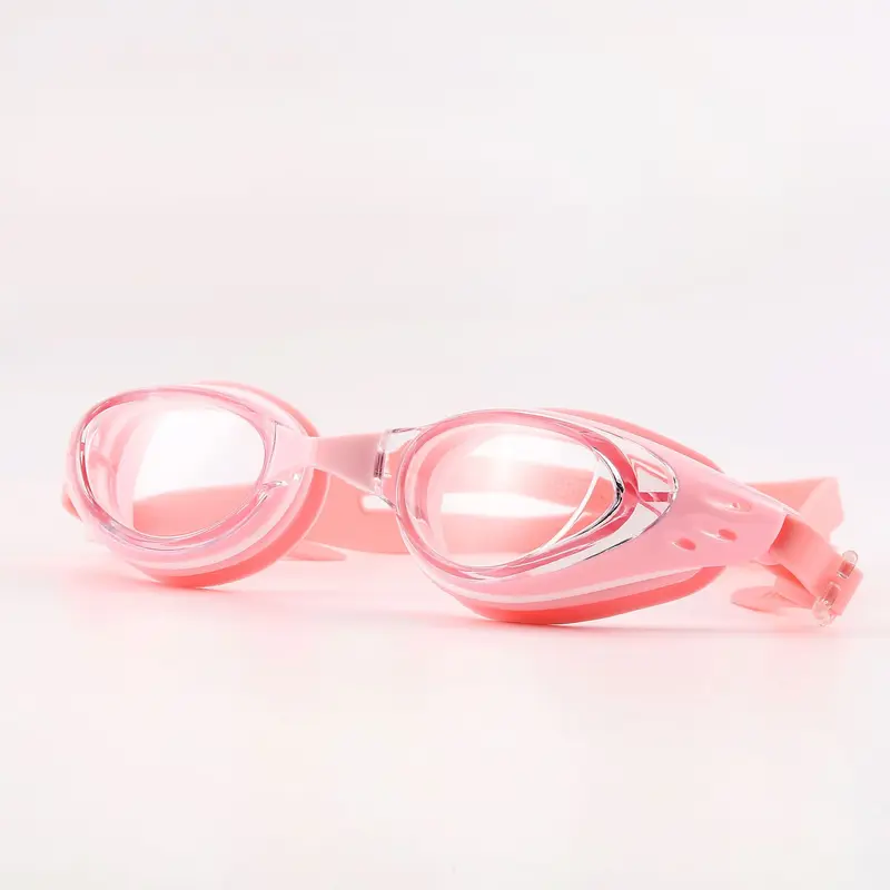 [MCPINK] Kacamata Renang Dewasa Anti FOG - Leakproof - Anti UV - Pastel color pink (FREE HARDCASE PREMIUM) 2