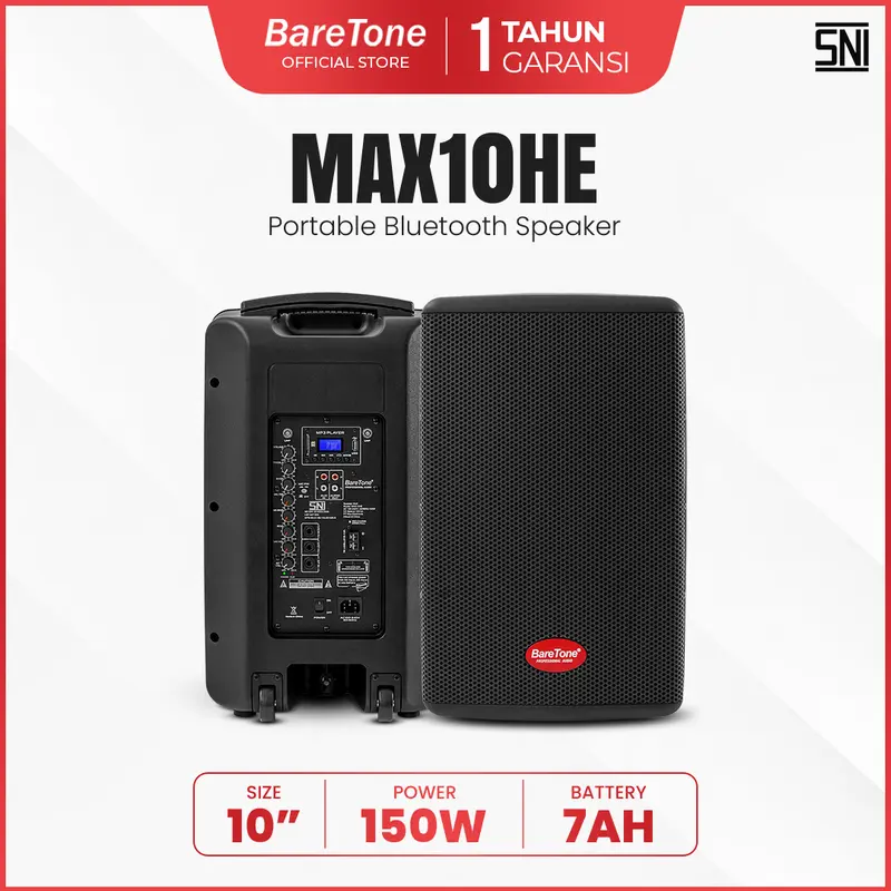 Speaker Portable BareTone MAX10HE Type 10Inch 1