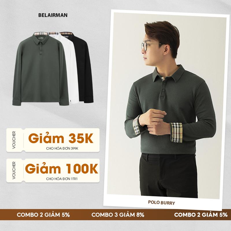 Áo Polo Nam BELAIRMAN BURRY Classic Thanh Lịch Sang Trọng - PLBR0127 Menswear Shirt